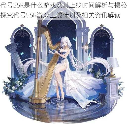代号SSR是什么游戏及其上线时间解析与揭秘探究代号SSR游戏上线计划及相关资讯解读